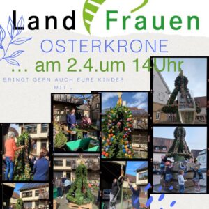 Osterkrone binden