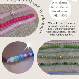 #gluecksband WORKSHOP für Groß & Klein – mit Lisa Barth