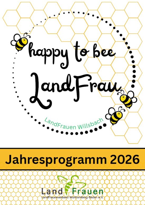 happy to bee LandFrau – Jahresprogramm 2026